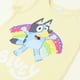 thumbnail image 2 of Polera Manga Corta Niña Arcoiris Verde Bluey, 2 of 4