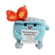 thumbnail image 1 of Contenedor De Crochet Emocional Regalos De Alegría Hechos A Mano Para El Escritorio De La Oficina En Casa Azul, 1 of 3