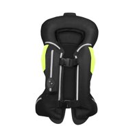 Magideal - Chaleco Con Bolsa De Aire Para Motocross, Chaleco Con Bolsa De Aire Para Motocicleta, Ropa Con Tiras Reflectantes, Protector Corporal, Chaqueta De Negro Xxl