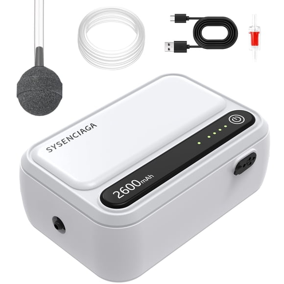 Bomba de Aire SYSENCIAGA 2600 mAh Recargable de Salida Única