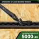 thumbnail image 3 of Abrazadera de Amarre Onesnt Pack de 6 - Resistencia 2 250 kg, 3 of 6
