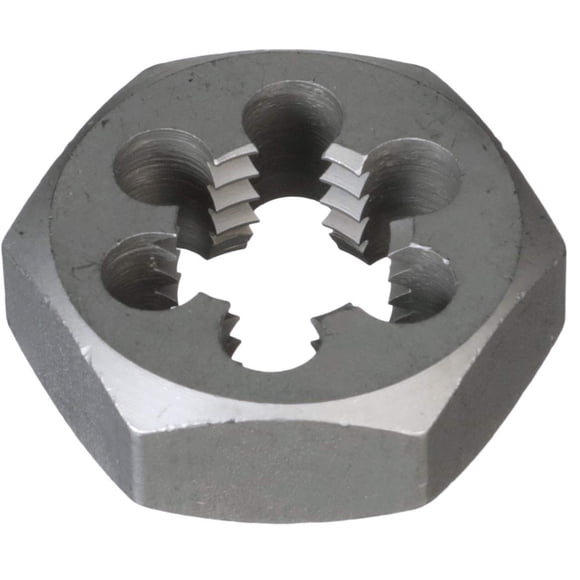 Hex Die Drill America de acero al carbono con un paso de 1-1/8-8