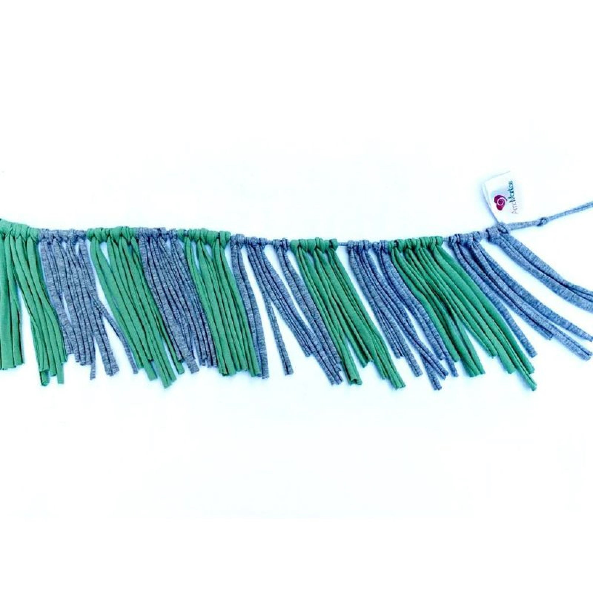 Juguete Eco Guirnalda Algodón Niño Verde