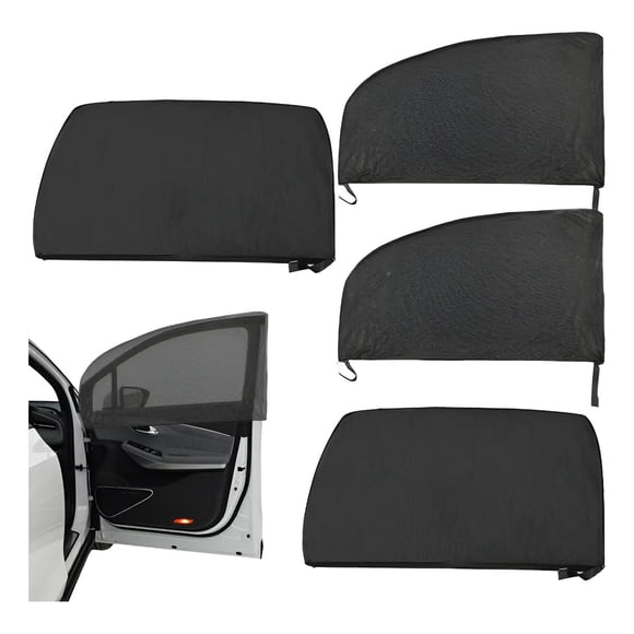 4u Malla Tapa Sol Para Auto Protector De Ventana Mosquitero