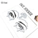 thumbnail image 1 of 5.71*5.91inch Sexy Face Sticker Rhinestone Tattoo Sticker Flashy False Tattoo Women's Party Eyebrow Sticker Decoration DIY Jewelry Tattoo Sticker, 1 of 3