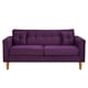 thumbnail image 1 of Sofa New Retro 3C Felpa 04 Morado, 1 of 6