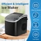 thumbnail image 3 of Máquina de hielo portátil para encimera Simple Deluxe, 26 libras/24 horas, negra, 3 of 3