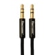 thumbnail image 1 of Cable audio 3.5 mm de 1.8 mts textil black, 1 of 3