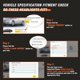 thumbnail image 2 of Par de faros negros AXLAHA para Ford F150 2009‑2014, 2 of 8