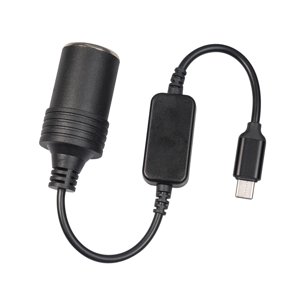 Bothyi - Accesorio Convertidor De Cable Usb C Portátil A Encendedor De Cigarrillos 1Ft/30Cm