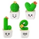 thumbnail image 1 of 4 Piezas De Plantas De Cactus En Maceta Blanca, Imitación De Suculentas, Decoración De Escritorio, Juguete Peque?o, 1 of 5
