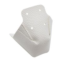 Magideal - 1 Uds Protector Del Dedo Del Pie Del Patín De Ruedas De Cuero Pu Reemplazar La Cubierta Del Dedo Del Pie Extraíble Fácil De Instalar Protector Del Zap Blanco