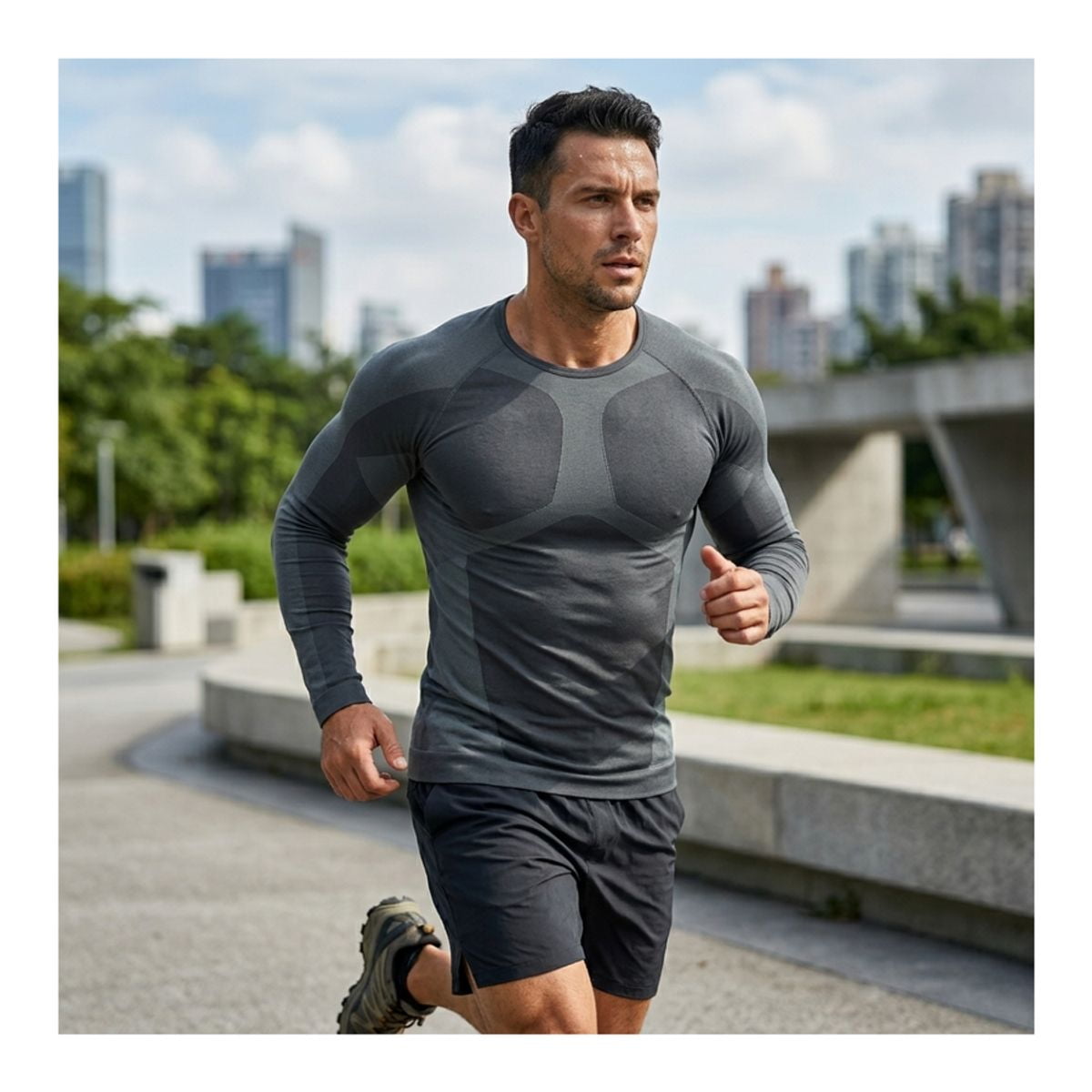 Genérico - Primera Capa Térmica Hombre/mujer Sin Costuras Running Outdoor