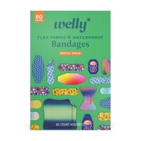 Bandage Family Pack Welly, Adhesivo, De Tela Flexible E Impermeable