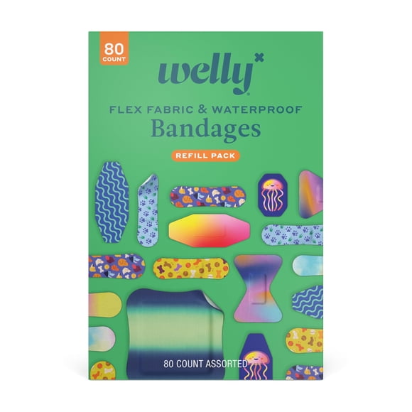 Bandage Family Pack Welly, adhesivo, de tela flexible e impermeable