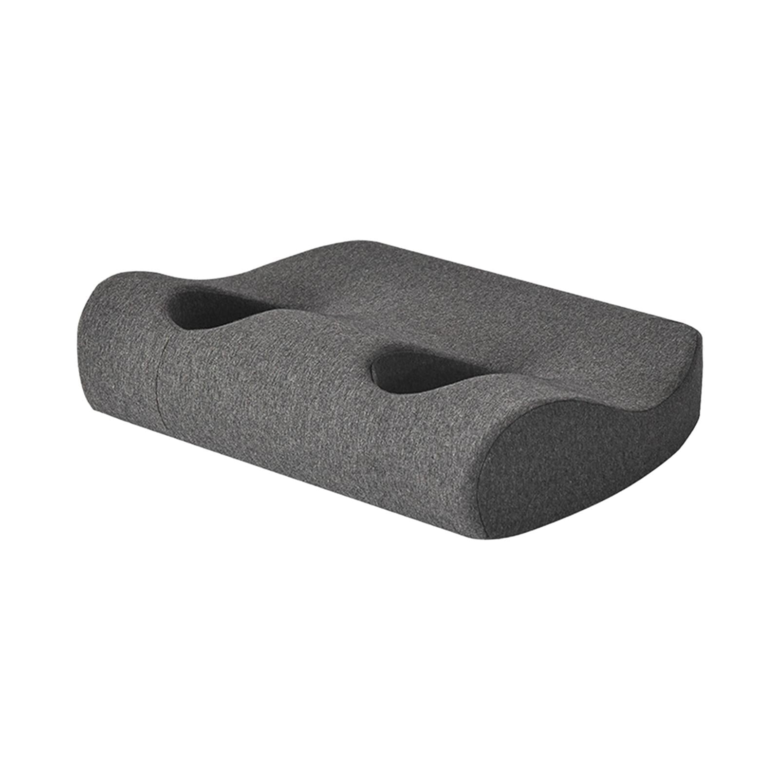 Magideal - Almohada Con Orificio Para La Oreja, Almohadas Para Los Oídos, Almohada Ergonómica, Cojín Cómodo, Almohada Para Dormir, Almohada De Espuma Viscoelásti Gris