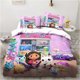 thumbnail image 1 of Gabbys Cartoon Dollhouse Bedding Set,Duvet Cover Comforter Bed Set Quilt Cover Pillowcase, Boys Girls Adults Bed Sheets, 1 of 3