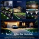 thumbnail image 2 of Luces solares de suelo SOLPEX, paquete de 12 unidades, impermeables para exteriores, 2 of 6