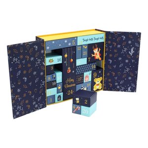 Bothyi - Calendario De Adviento Estuche De Regalo Regalo De Navidad Para Salón Dormitorio Escaparate