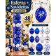 thumbnail image 1 of Set 48 Esferas Navideñas De 7cm Adornos Para Arbol De Navidad, 1 of 5