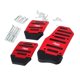 thumbnail image 3 of Juego De 3 Almohadillas Antideslizantes Para Pedales De Camión Y Coche, Color Rojo, 3 of 5