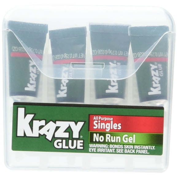 Krazy Glue Elmer's Gel Transparente de 0,75 g de Un Solo Uso