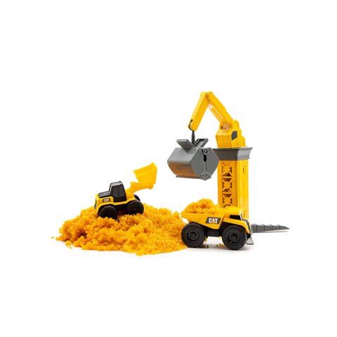 Set De Juego Construction Toys Cat Little Machines Ground Crew