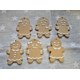 thumbnail image 1 of Figura decorativa Adornos para Árbol de Navidad galletas de jengibre - Pack 6, 1 of 3