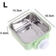 thumbnail image 2 of Cuenco para perros de acero inoxidable extraíble y colgante para comida y agua, cuencos para jaulas de mascotas, 2 of 8