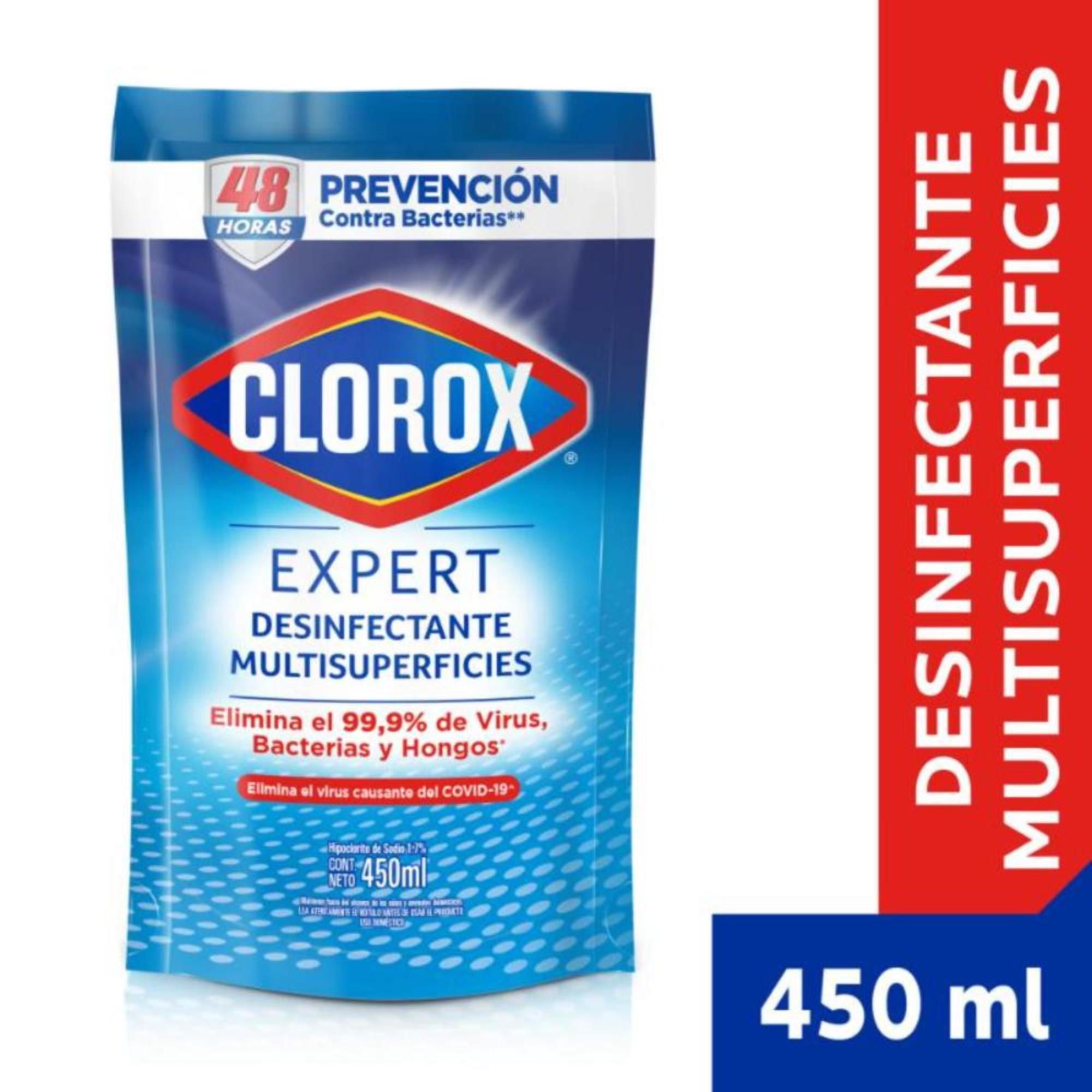 Limpiador Desinfectante Multisuperficies Expert Líquido Doypack 450 ml Clorox