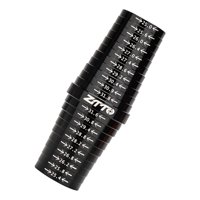 Magideal - Herramienta De Medición De Tija De Sillín De Bicicleta, Medidor De Tamaño De 25Mm-31,8Mm, Herramienta De Medición Portátil De Tamaño De Tija De Sillín Negro