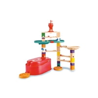 Set De Construcción Hape Quadrilla Stack Track Con 90 Piezas, Más De 4 Pulgadas