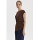 thumbnail image 2 of Polera Mujer Escote Asimétrico Texturizada Café Oscuro, 2 of 4