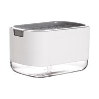 Bothyi - Dispensador De Jabón Y Soporte De Esponja Botella De Bomba De Líquido De Jabón Para Encimera Hogar