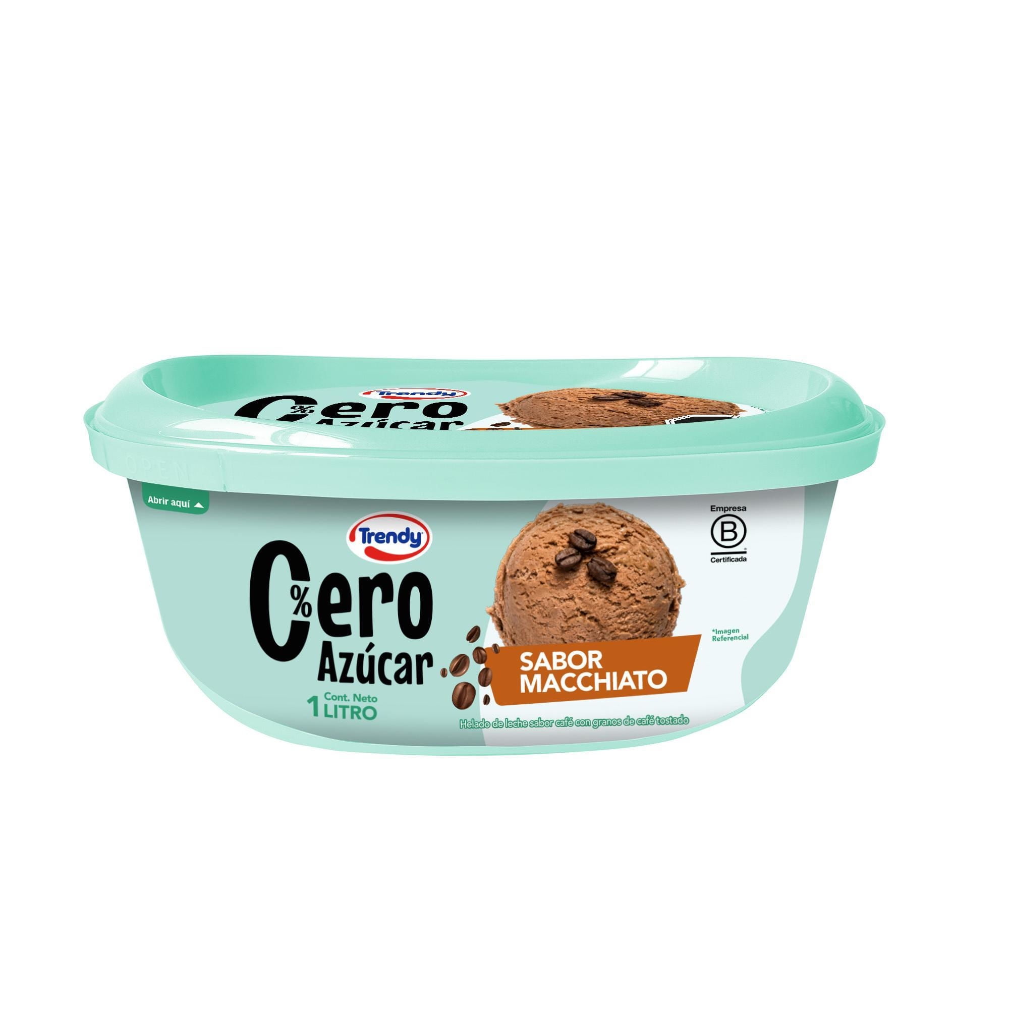 Helado Macchiato 0% Azúcar Cassata 1 L Trendy