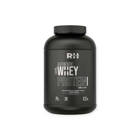 Rh45 - Proteina Authentic 100% Whey Protein 2 2Lb 30 Sv Vainilla Coco