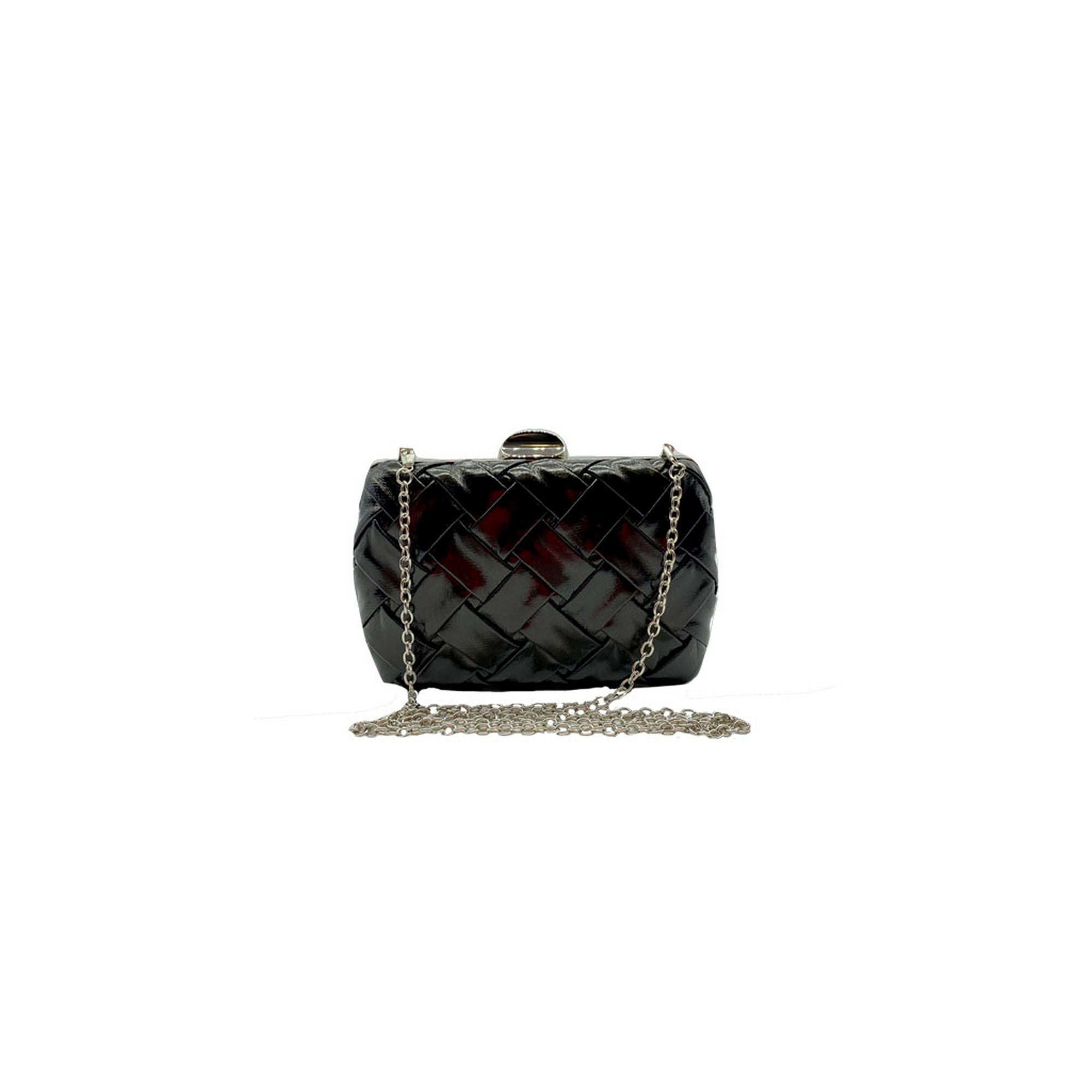 Todopiel - Cartera De Fiesta Ecocuero Negro Crx36
