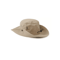 Genérico - Sombrero Pescador Trekking Cordon Ajustable Impermeable Beige