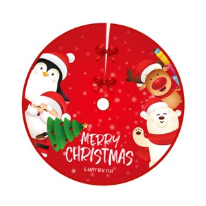 Magideal - Falda Navideña Falda Navideña Diámetro 90 Cm Decoraciones De Decoración Inferior Fáciles De Usar , Estilo Un Estilo A