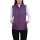 thumbnail image 1 of INSPIRE CHIC Chalecos de Abrigo para Mujer Cuello Alto Chaleco Acolchado con Cremallera Púrpura S, 1 of 7