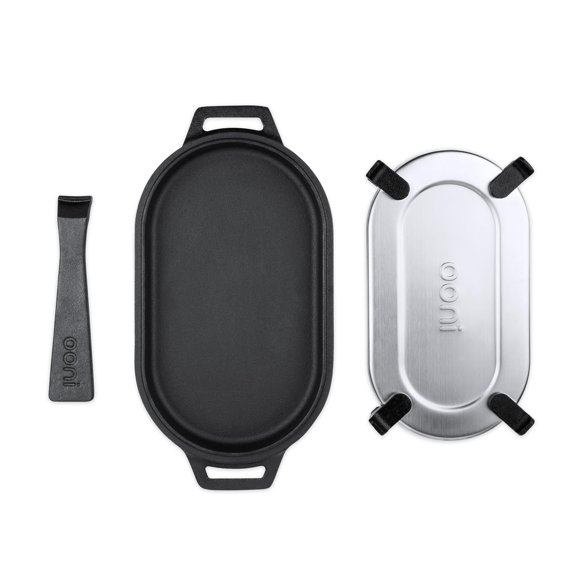 Sartén Sizzler Ooni de Hierro Fundido 30 × 15 cm Pre‑sazonada