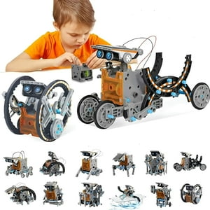 Genérica - Kit 12 En 1 De Juguete Educativo De Robot Solar Para Niños