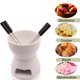 thumbnail image 2 of Set de cacerola para fondue CORJEEJOR de 350 ml cerámica con 4 tenedores, 2 of 7