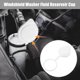 thumbnail image 2 of 2pcs MR597536 White Windshield Wiper Washer Fluid Reservoir Tank Bottle Cap Cover for Mitsubishi Lancer Outlander PHEV Outlander Sport, 2 of 7