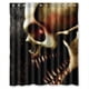 thumbnail image 1 of Cortina de ducha de calavera de The Walking Dead de la serie Amc, juego de cortinas de baño con ganchos, tamaño 60 x 72 pulgadas, 1 of 3