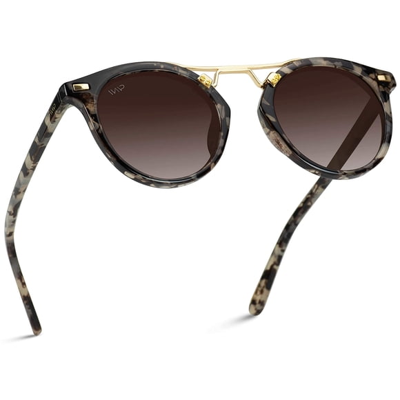 Gafas de sol WearMe Pro Skyler para mujer, polarizadas, redondas, retro