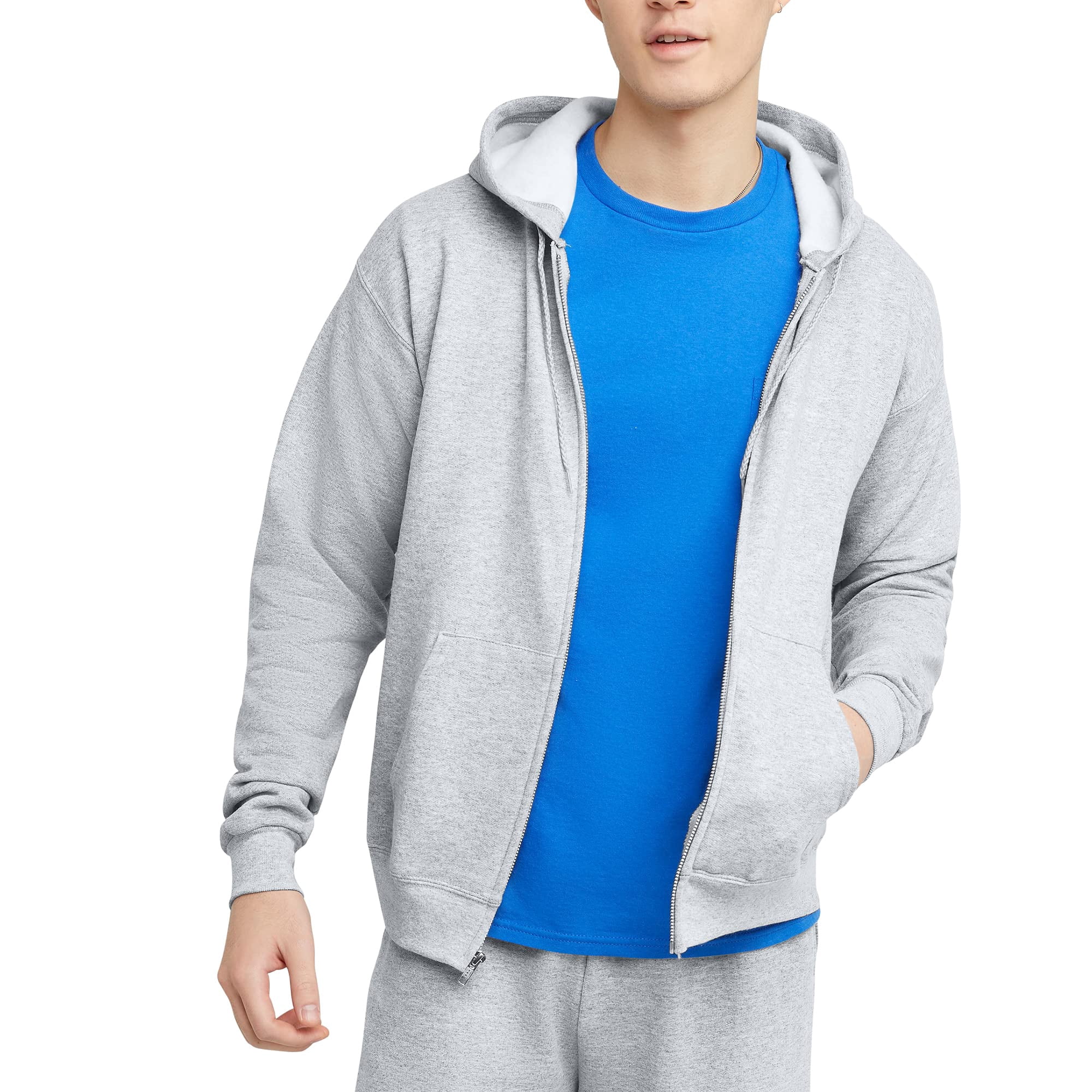 Sudadera Con Capucha Hanes Ecosmart Fleece Con Cremallera Completa Para Hombre