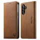 thumbnail image 1 of Funda Billetera de Cuero para [Samsung Galaxy A17 4G/5G], Bloqueo RFID, Tarjetas y Soporte Marrón, 1 of 5