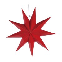 Bothyi - Estrella Grande 3D Estrella Colgante Decorativa Grande Para Fiesta Dormitorio Cumpleaños Rojo