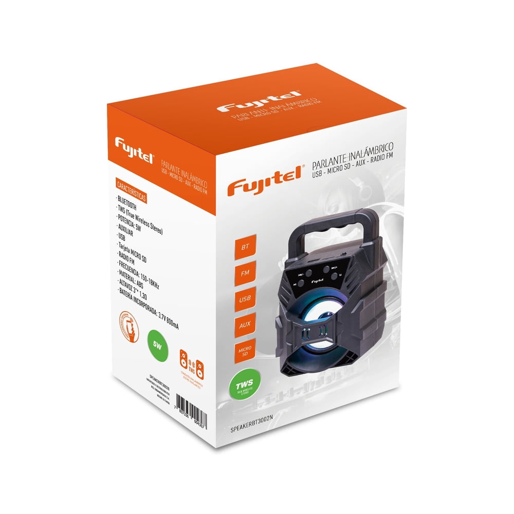 Parlante I160Speakerbt3002N Bluetooth Fujitel, foto 4